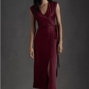 BHLDN Louisa Dress in Dark Berry Size 4
